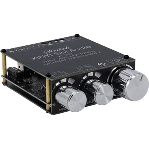 XY-T50L 2x50W HIFI Power Amplifier Board Stereo Bluetooth-compatible Amp Treble Bass Adjustment With APP Control