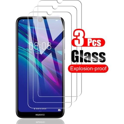 3Pcs Tempered Glass for Huawei Y6 Pro 2019 Screen Protector for Huawei Y6 Prime 2019 Protective Glass Shield Film 9H