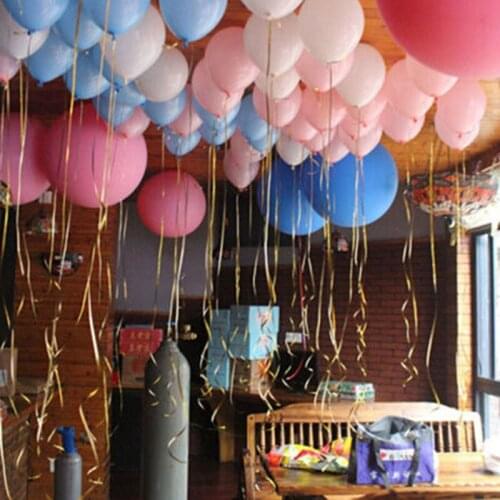 6pcs / bag Laser Shiny Curling Ribbons Roll Balloon Streamers Event Wedding Happy Birthday Party DIY Decorations Balloon Rope