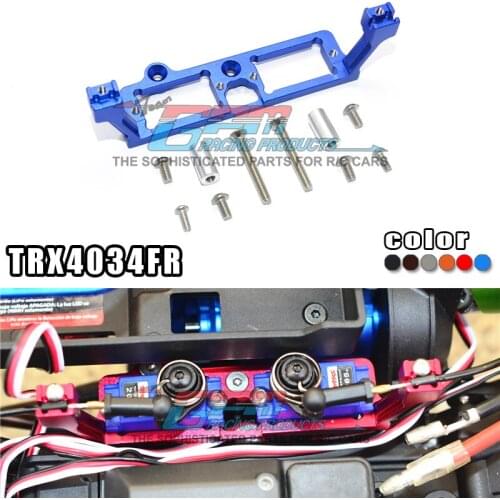GPM TRAXXA 1/10 TRX4 TRX-4 82056-4 Upgrade Accessories Aluminum alloy front and rear gearbox differential lock servo mount