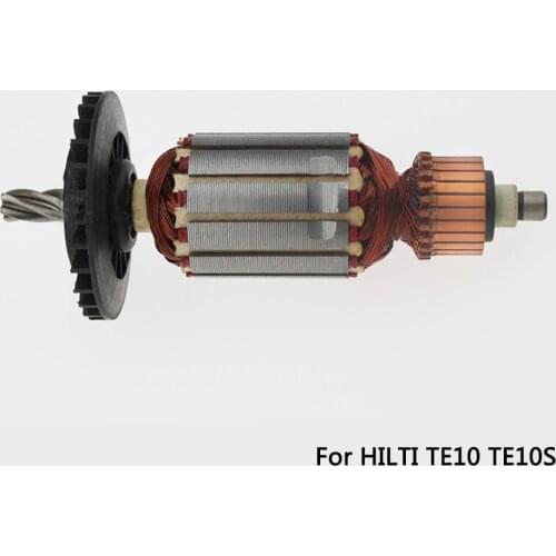 Free shipping! AC 220V 5 Teeth Drive Shaft Electric Hammer Armature Rotor for HILTI TE10 TE-10 TE-10S TE10S, High quality
