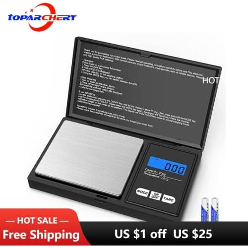 Digital Pocket Scale 200g Digital Food Kitchen Scale Weight Grams and Ounces for Jewelry Powder 0.01g Graduation LCD Backlit Dis