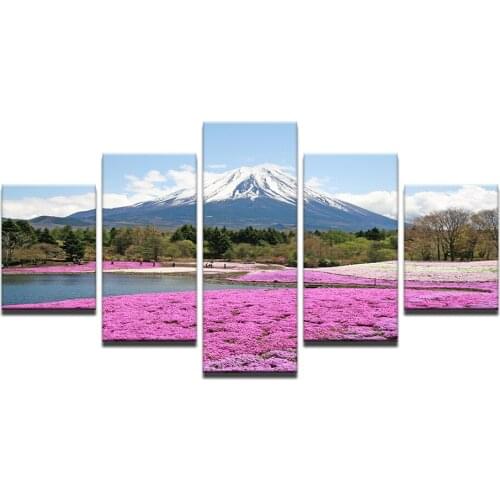 Home decor Poster Print Canvas Painting Picture Home Decor Modern HD 5 Pieces Pictures Wall Art for Living Room