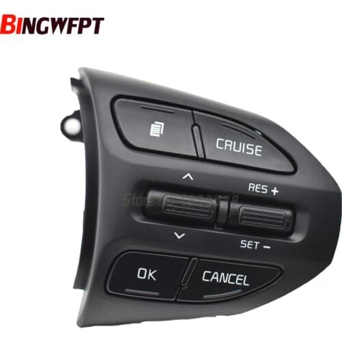 Steering Wheel Button Left or Right with Heating cable For KIA K2 RIO 2016 2017 Cruise Control Button Switch