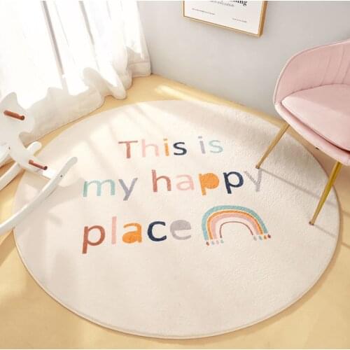 Cute round baby play mat crawling mat play carpet Baby Rugs Crawling Floor Mats Kids Room Decoration 1M
