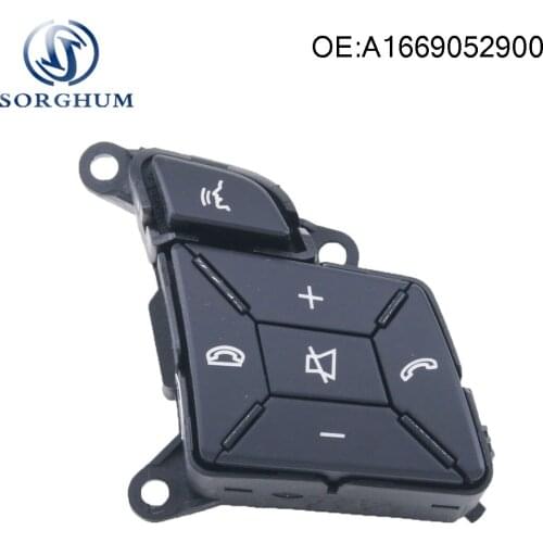 Multifunction Steering Wheel Switch Button A1669052900 For Mercedes-Benz