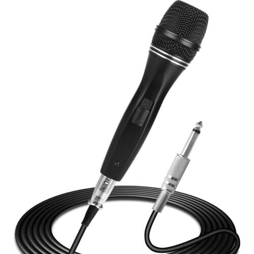 Depusheng C3 Handheld Microphone Wired Professional Karaoke Mic With XLR to 6.35mm Jack 5m Cable For DJ Studio KTV Outdoor Party