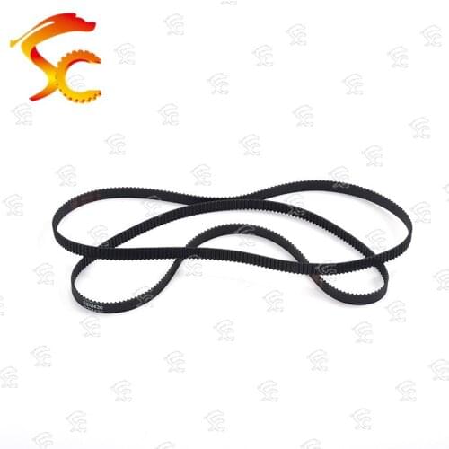 2pcs S2M-430-6/10mm belt closed loop rubber S2M-430-6/10mm timing belt Teeth 215 Length 430mm width 10/6mm for 3D printer