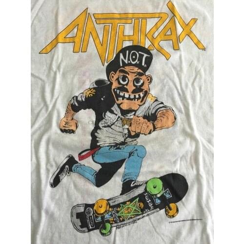 SUPER RARE! VTG Anthrax T Shirt Vintage USA Size best cotton PROMO