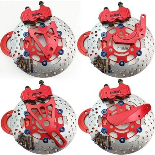 Universal Rpm Motorcycle Hydraulic Brake Caliper Disc System Set 220mm Floating Disc Brake pump For Honda Yamaha