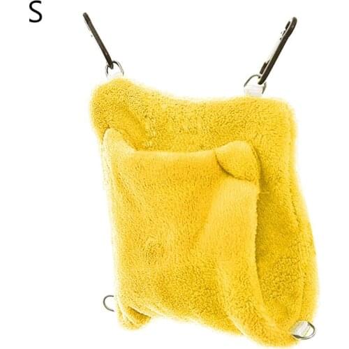 094A Hamster Hammock Sleep Bag Double Layer Blanket Perch Winter Parrot Sleeping Wrap Mat Warm House Hideout Playing Toy