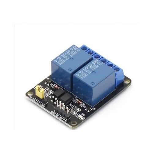 10pcs/lot 5V 2 Channel Relay Module Expansion Board Low Level Optocoupler Triggered 2-Way Relay Switch