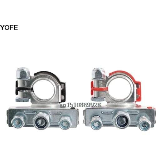 2x Leisure Battery Terminals Connectors Clamps For Car Van Caravan Motorhome New