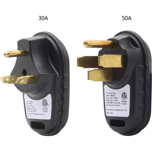 30A/50A Power Tester Circuit Tester Trailer Car RV Circuit Safety Equipment Car Circuit Scanner Circuit Analyzer Tester