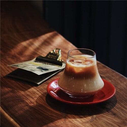 300ml Coffee Glass Mug Milk Tea Coffee Cup Cocktail Glass Crystal Transparent Mugs Handle Drinkware Couple Gifts