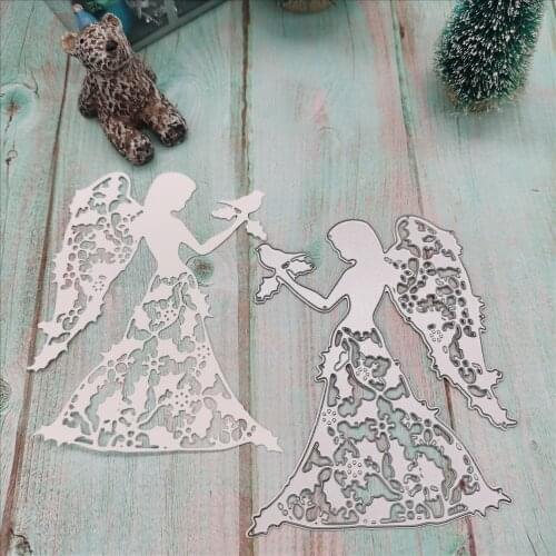 Angel Metal Cutting Dies New for Scrapbooking DIY Album Embossing Folder Paper Card Maker Template Stencils