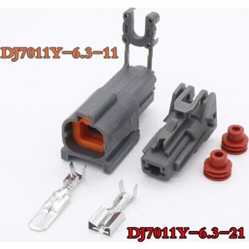 DJ7011Y-6.3-11-21 Automotive Connector Car Harness Connector Single Hole Waterproof