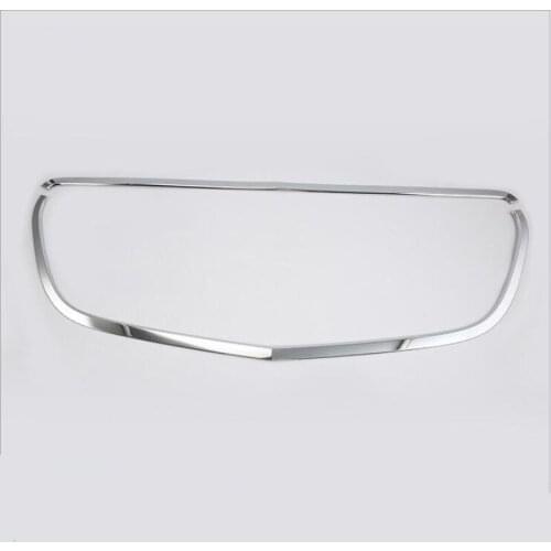 For Mercedes Benz Vito 2017 2PCS ABS Chrome Car Front Air Grille Decoration Sequins Cover Trim Car Styling Accessories