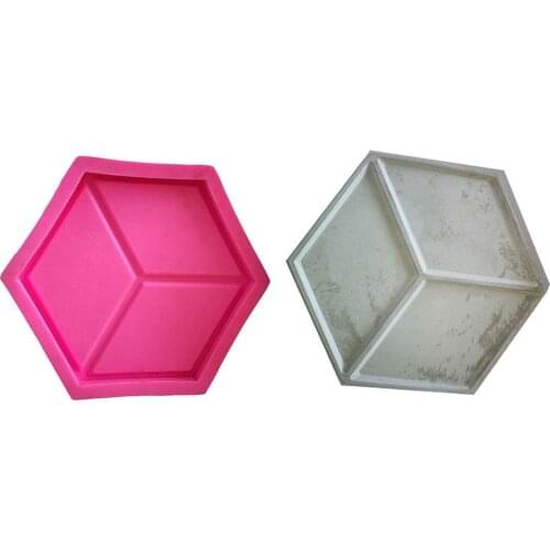 Geometric Wall Concrete Wall Molds TV Background Decoration Wall Brick Molds Silicone Forms For Wall Stone Tile Handicraft