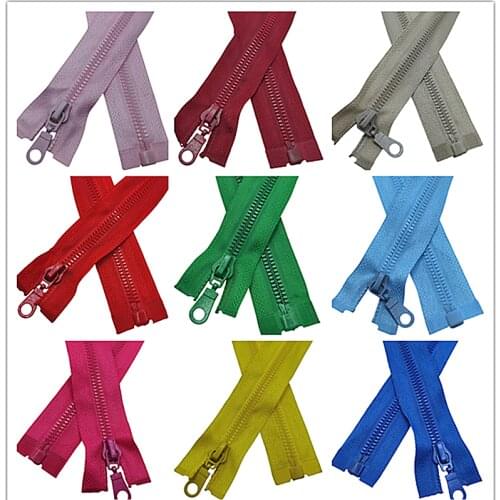 13Pc 50Cm 3# High-Grade Resin Zippers for Clothes Jacket Clothing Down Colorful Zipper for Sleeping Bag Zip Clothing Accessories