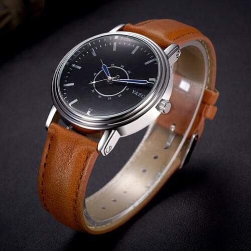 2020 Brand Yazole Watch Business Belt Mens Watch Simple fashion Quartz Watch Unique Leisure Leather Watches Relogio Masculino
