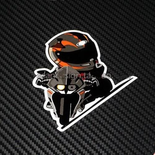 Motorcycle Decals Sticker For RC390 RC 390 Q Knight Helmet & Motorbike Body Waterproof Stickers