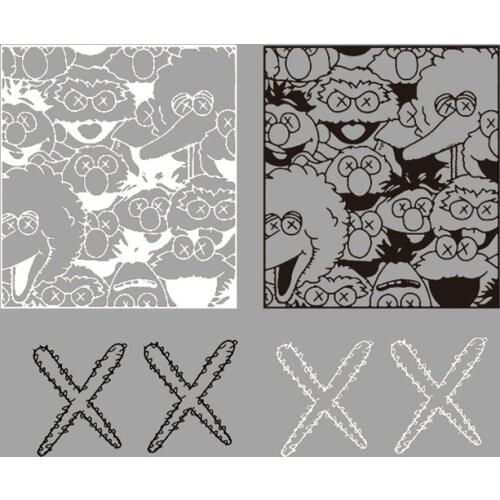 New Sesame Street Heat Transfer PVC Patch Summer Hot Stamping Sticker Clothing Decoration Accessories Patch Badges