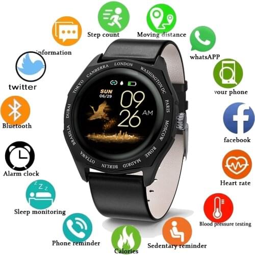 2021 New Smart Watch Men Women smartwatch Sports Fitness Tracker IPX7 Waterproof LED Full Touch Screen suitable For Android ios
