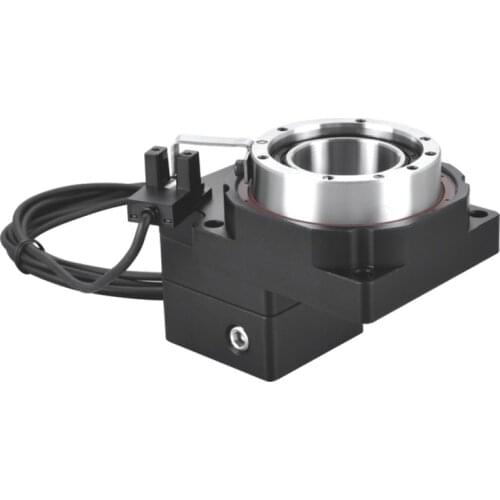 High-precision electric turntable hollow rotating platform planetary gearbox reducer ratio 5:1 for 42mm 50W 100W AC servo motor