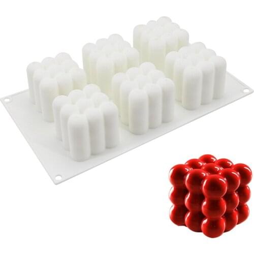 Silicone Geometric Desserts Cake Mold For Mousse Chocolate Mousse Chiffon Cakes Decorating Baking Tools