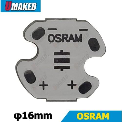 16mm LED PCB for OSRAM chips, aluminum plate base, heat sink, DIY led light