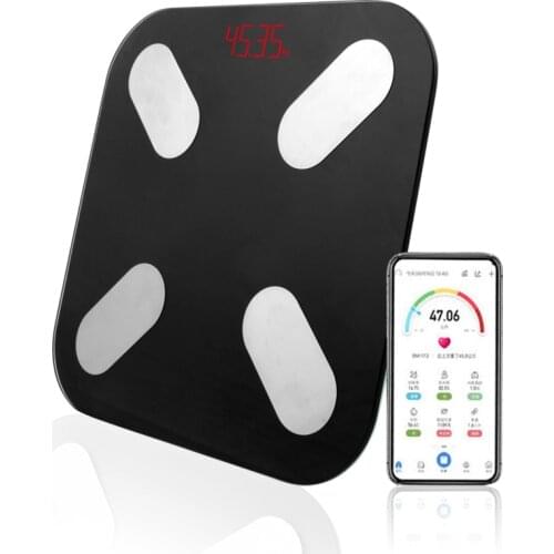 Smart Wireless Digital Weight Bathroom Scale Body Fat Floor Scale Body Composition Analyzer With Smartphone App Bluetooth