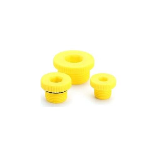 30pcs 1/8 1/4 3/8 1/2 Internal hexagon plug plastic seal with sealing ring external thread spigot oil cylinder leak stop plugs