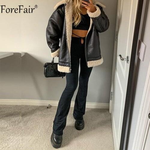 Forefair 2021 Black High Waist Sexy Pants Bandage Women Casual Fashion Trousers Autumn Winter Wide Leg Long Pants Skinny Ladies