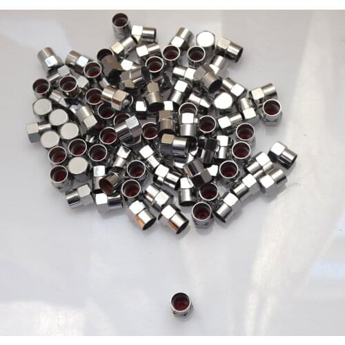 100 Pieces Car Motorcycle Bicycle Plastic Wheel Tire Valve Stem Caps