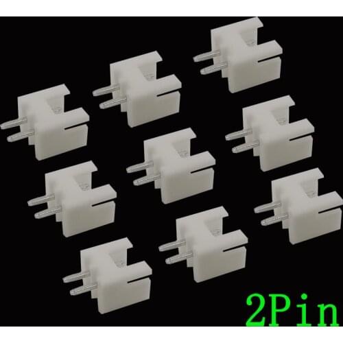 1000 Pcs/Lot GST XH2.54MM 2Pin Male Plug Plastic Shell Connector Plug Straight Needle Terminal JST Wire Connectors Pitch 2.54MM