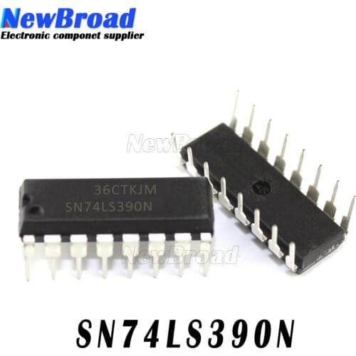 5pcs SN74LS390N DIP16 74LS390 DIP-16 74LS390N DIP HD74LS390P