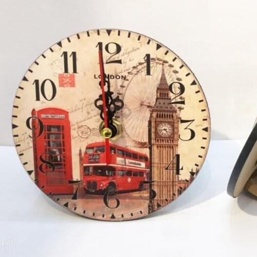 Round Wall Clock for Bedroom Study Office Christmas Birthday Gift Home Deco Home Decoration
