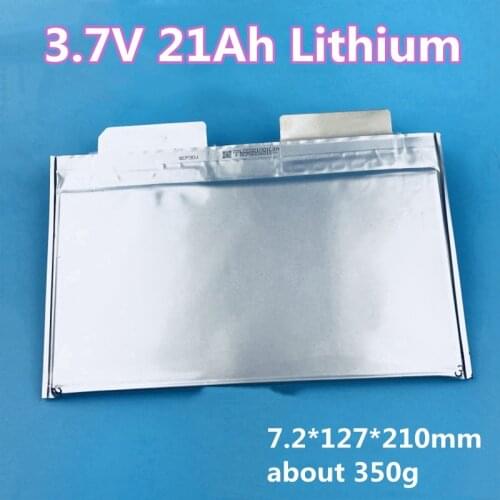 GTK rechargeable 3.7V 20Ah Lithium lipo battery 3.7V 21Ah lipo cells 3C discharge rate for 12V 24V 36V 48V 72v battery pack diy