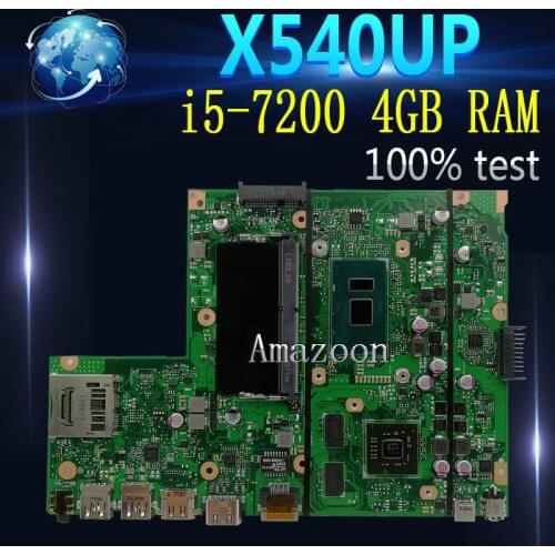 Amazoon X540UP laptop Motherboard X540UP X540U A540U R504U Mainboard i5-7200 4GB RAM