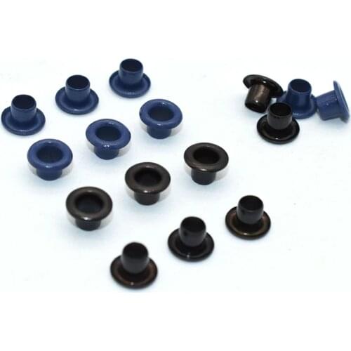 Metal Round Eyelet grommet 3mm Eyelet Metal Rivets Purse Accessories for Sewing Shoes Bag Making Hardware Canvas Craft 100pcs