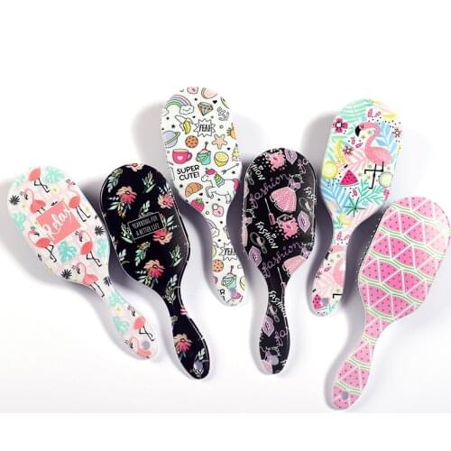 Cute Animal Hair Styling Comb Cartoon Air Bag Comb Hairbrush Salon Hairdressing Straight Curly Hair Comb Women Girls