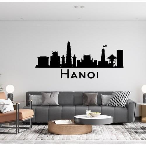 Cartoon city Vinyl Decals Wall Stickers Kids Room Nature Decor Removable Decor Wall Decals