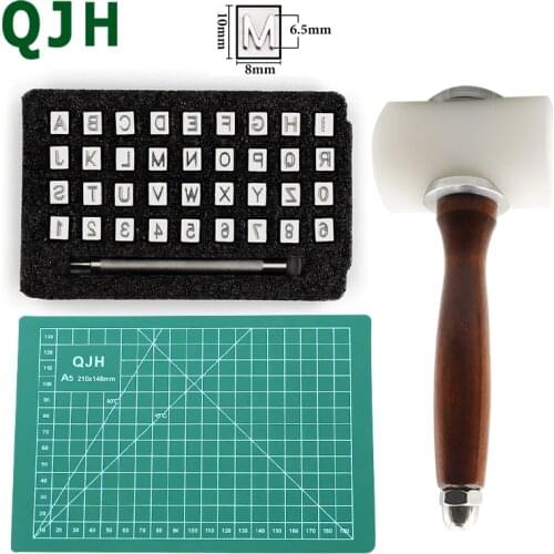 Leathercraft Alphabet Number Stamping Tool Set Metal Leather Seal Engraving Printing Mold Engraving Leather stamp tool set