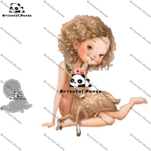 New Dies 2020 Camper Van Meta lLittle girl and deer Dies photo album cutting dies Scrapbooking Stencil Die Cuts new dies metal