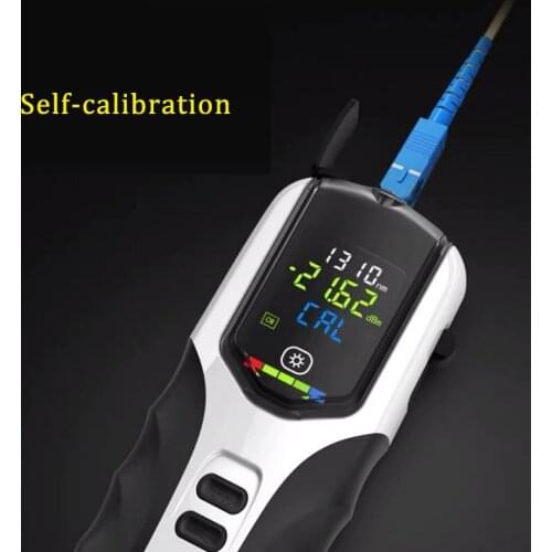 2020 NEW G7 Color LCD Screen fiber optic power meter with flash light,high precision Rechargeable ptical power meter