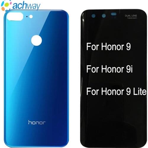 ORIGINAL For Huawei Honor 9 Lite Back Cover Door Rear Glass Housing For Huawei Honor 9 Battery Cover Honor 9i Battery Cover