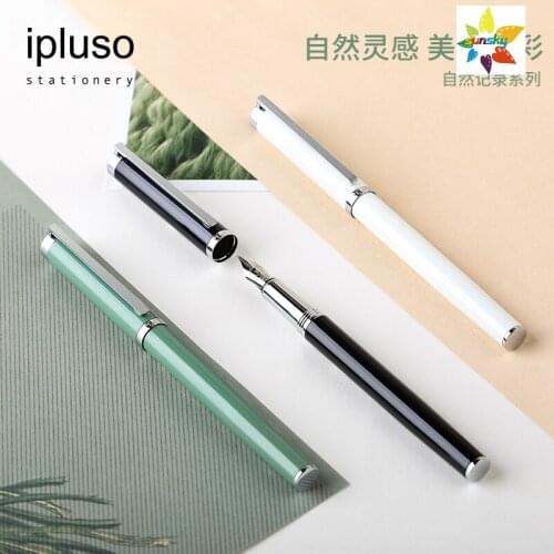 Ipluso Natural record series,fountain pen,Imported NIB 0.5mm,Smooth writing,Double ink supply system,Exquisite gift box set