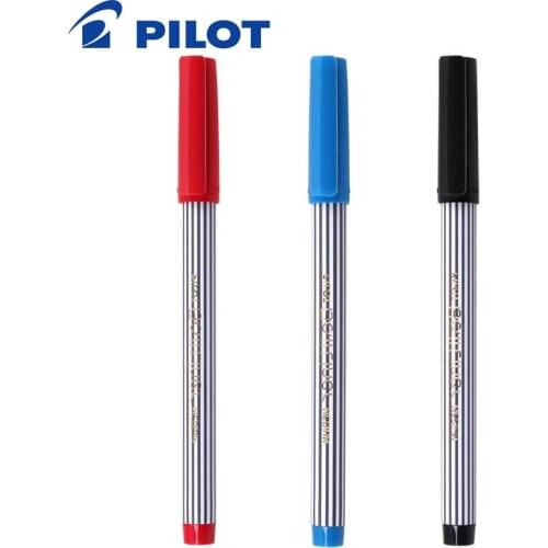 3Pcs Pilot BL-5M Zebra Stripe Ball Pen 0.8mm Smooth Signature Pen Marking Business Bullet Head Large Capacity Student Stationery