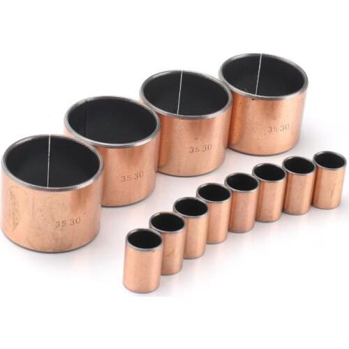 5PCS Inner Diameter 3 4 5 6 8mm SF-1 Self-lubricating Bearing Oilless Bushing Sleeve Height 5-10mm